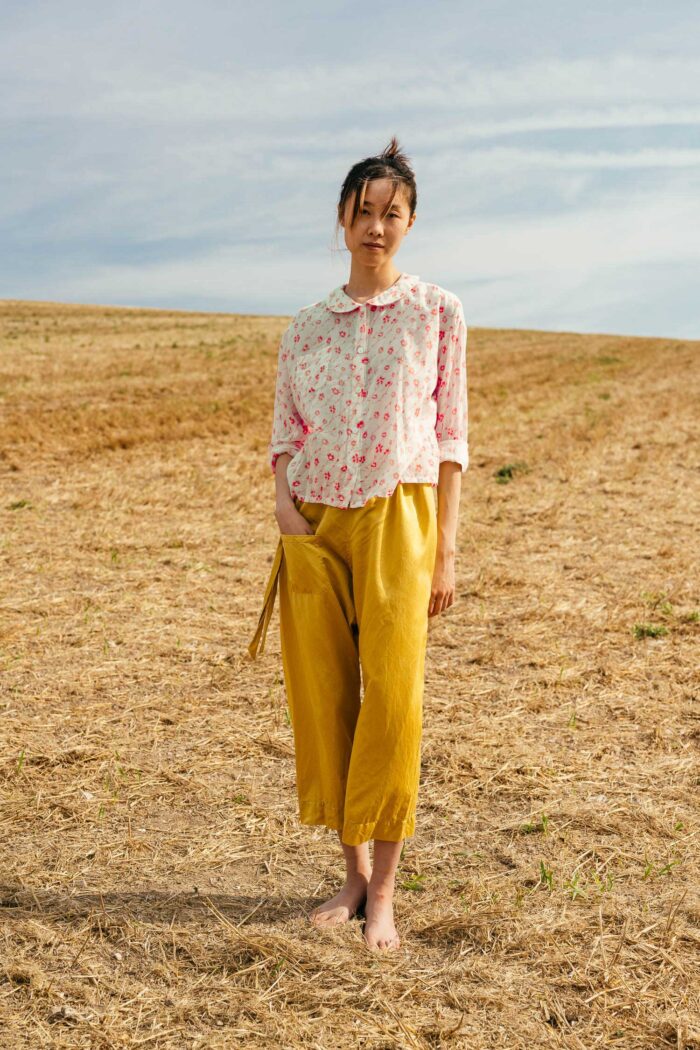 sale round collar shirt print - Image 7