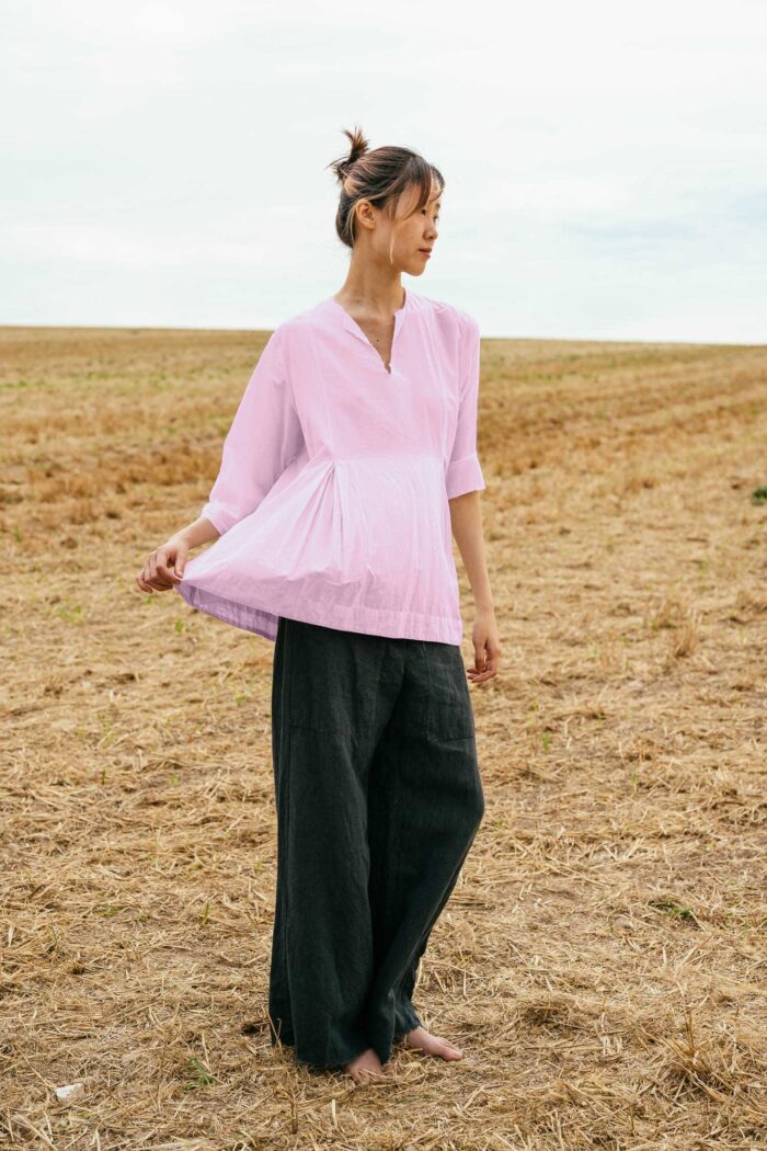 sale double pleat top cotton - Image 7