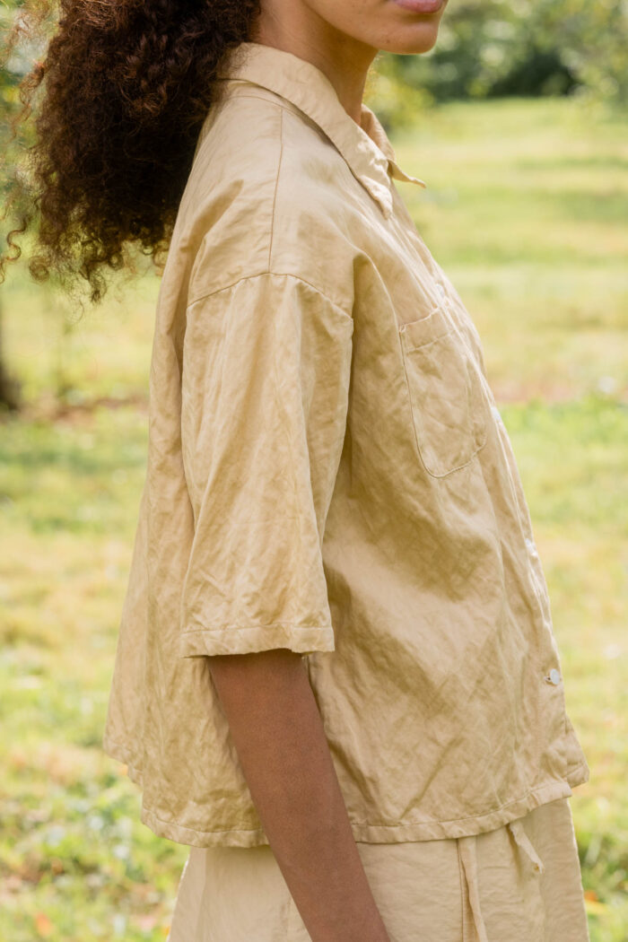 model wearing clean shirt belice