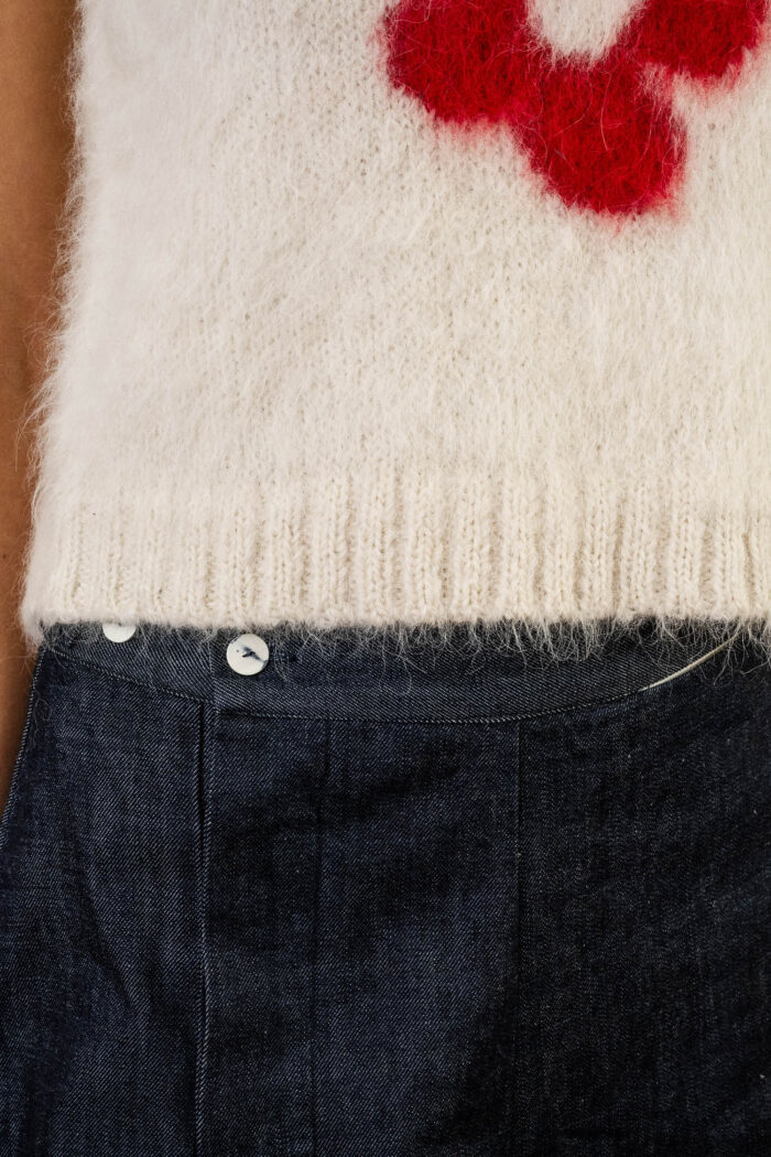 fluffy alpaca flower vest - Image 11