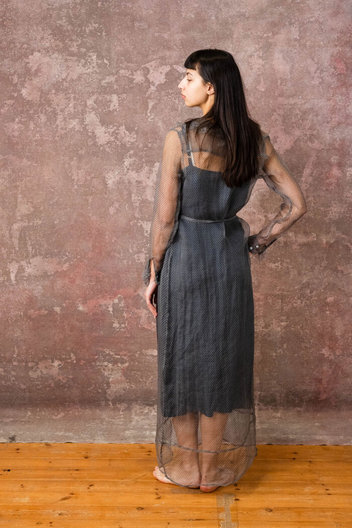 frill dress organza print - Image 11