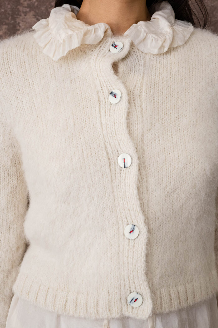 flower nickel alpaca cardi - Image 9
