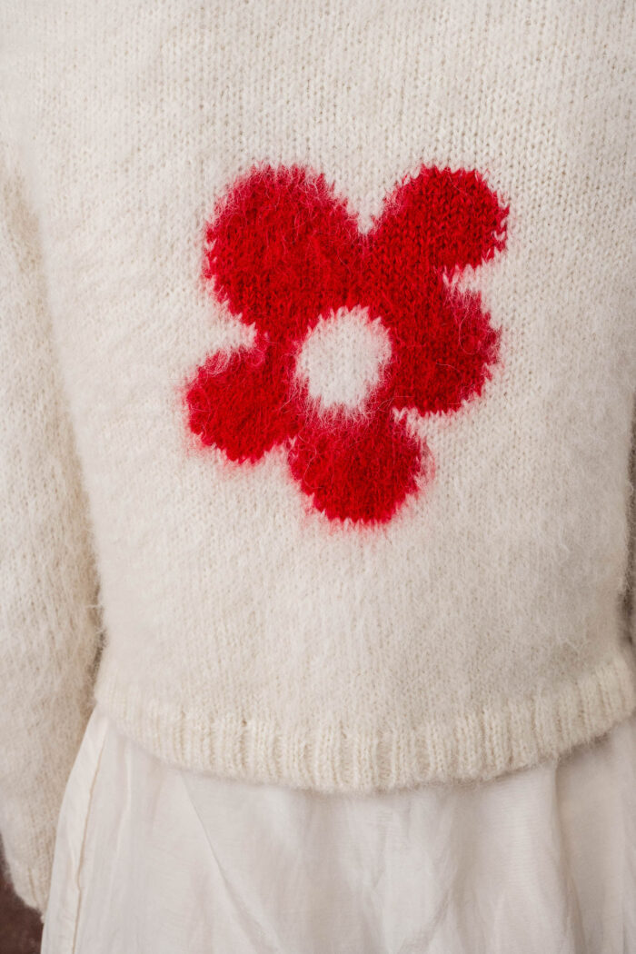 flower nickel alpaca cardi - Image 7