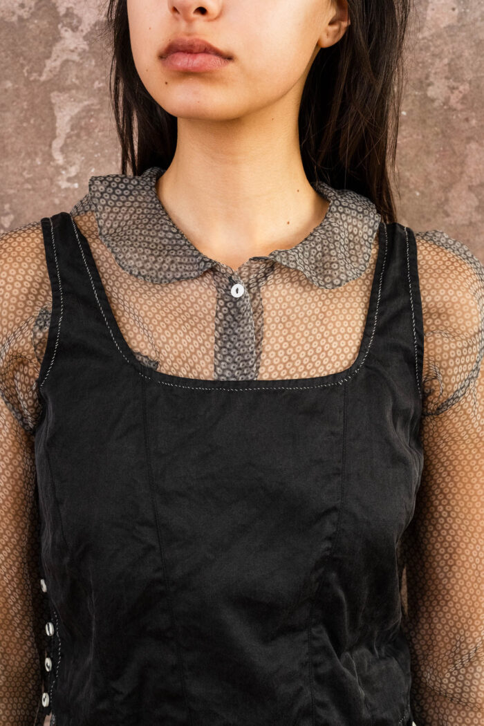 corset top silk cotton croccante - Image 7