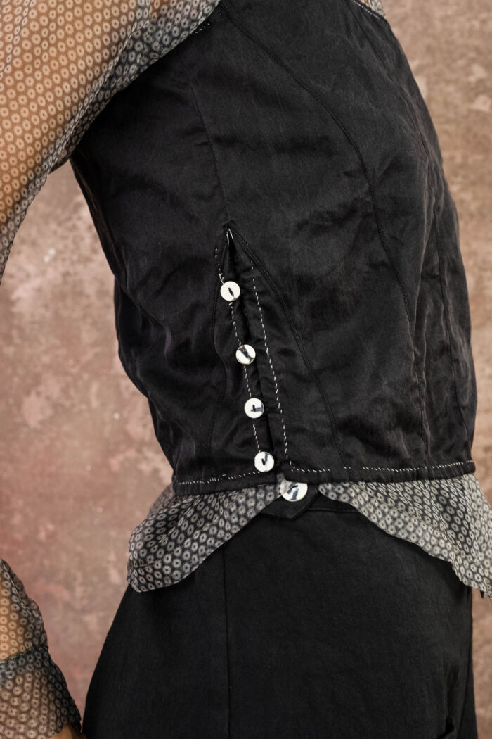 corset top silk cotton croccante - Image 8