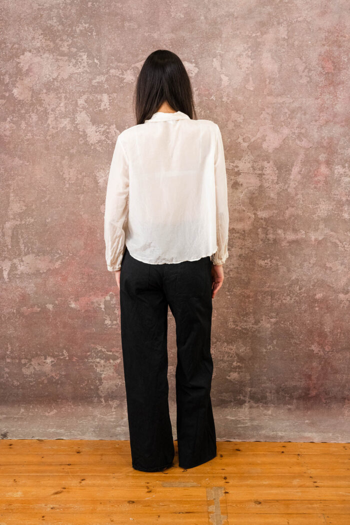 flare pants cotton twill - Image 2