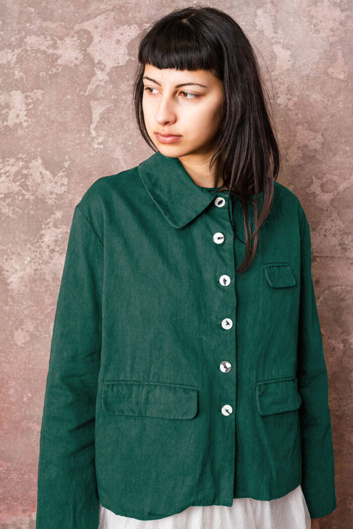 warm jacket cotton twill - Image 7
