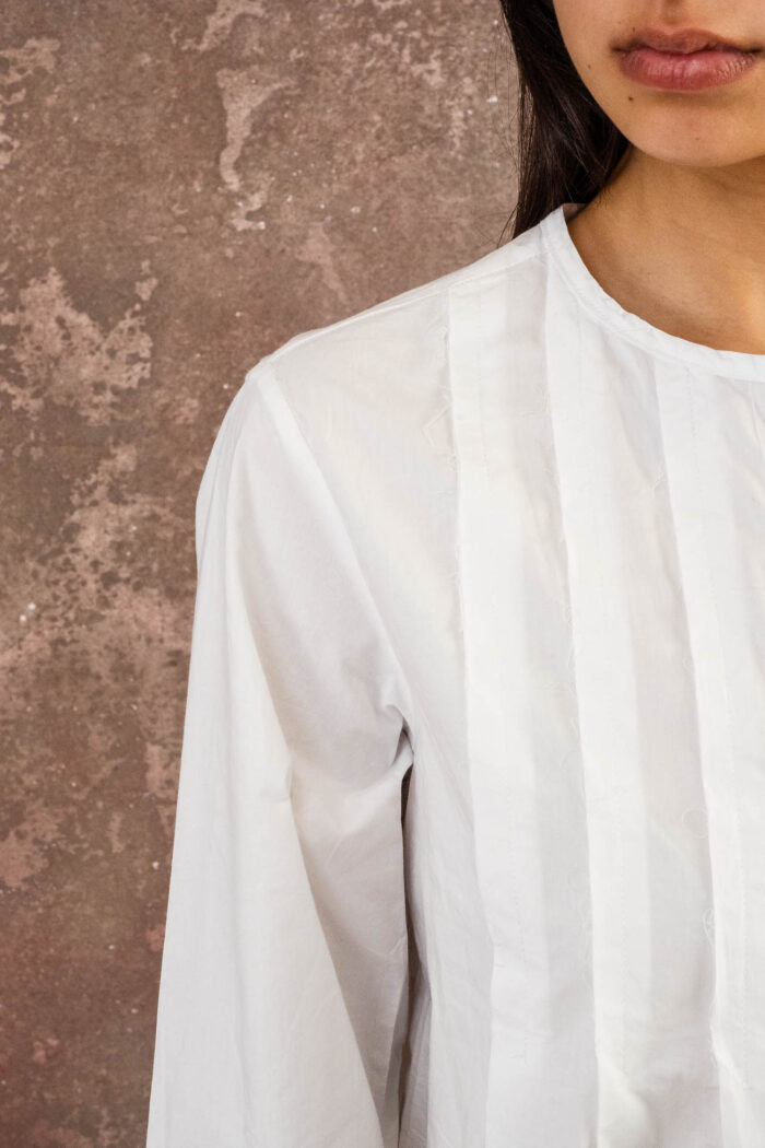 pleat shirt kilberry cotton - Image 11