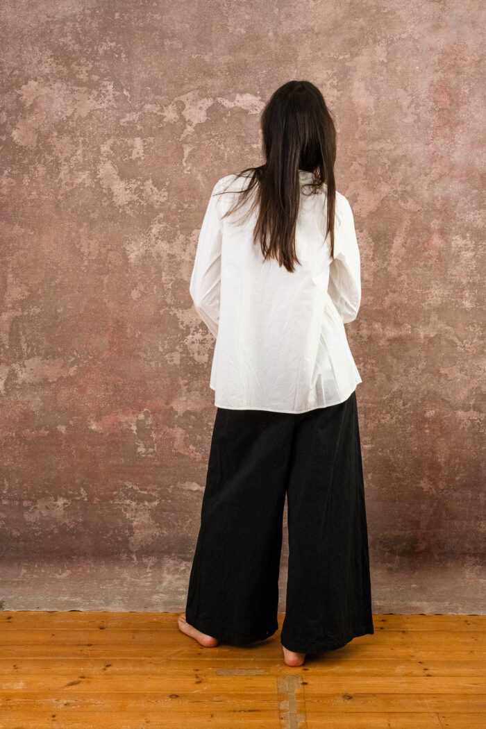 pleat shirt kilberry cotton - Image 7
