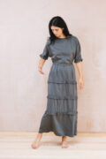 amazing dress silk cotton satin - Image 8