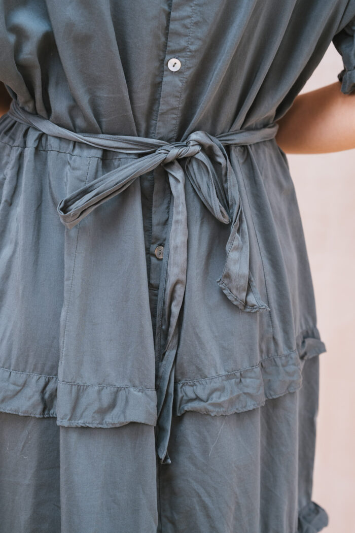 amazing dress silk cotton satin - Image 3