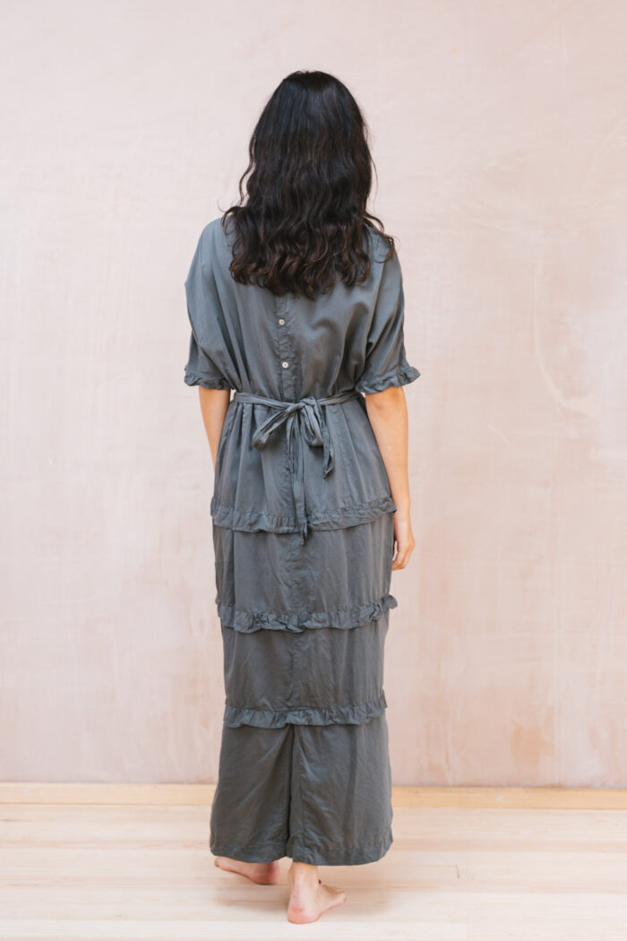 amazing dress silk cotton satin - Image 7
