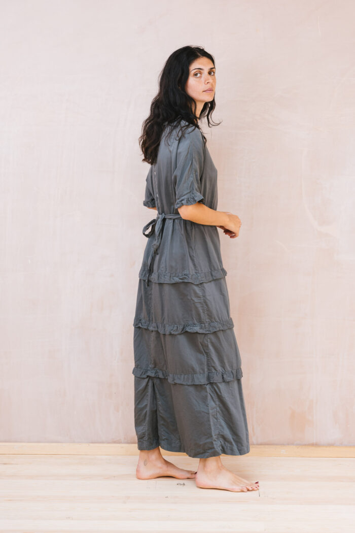 amazing dress silk cotton satin - Image 4