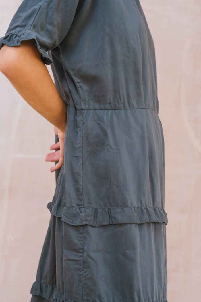 amazing dress silk cotton satin - Image 10