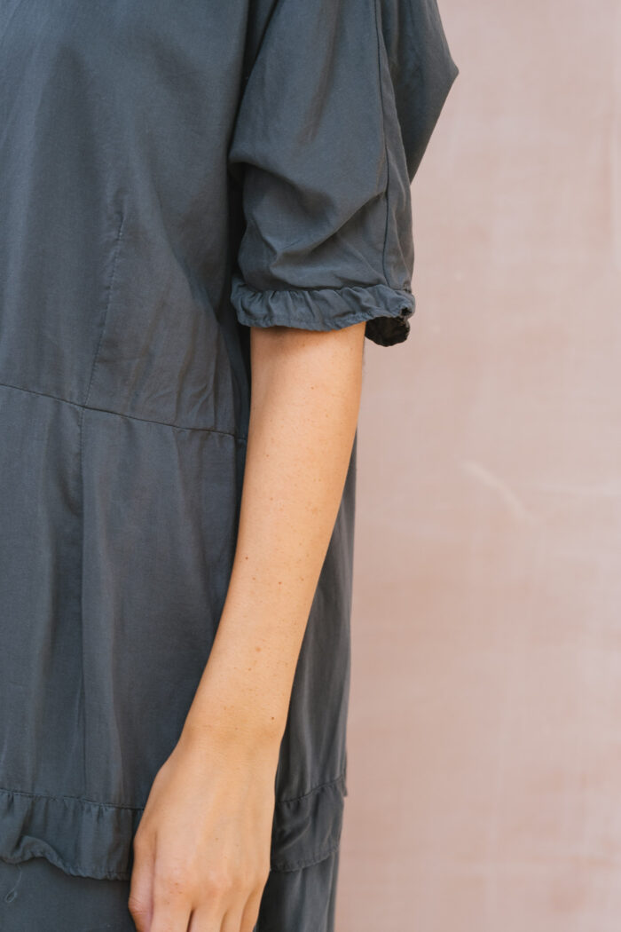amazing dress silk cotton satin - Image 11