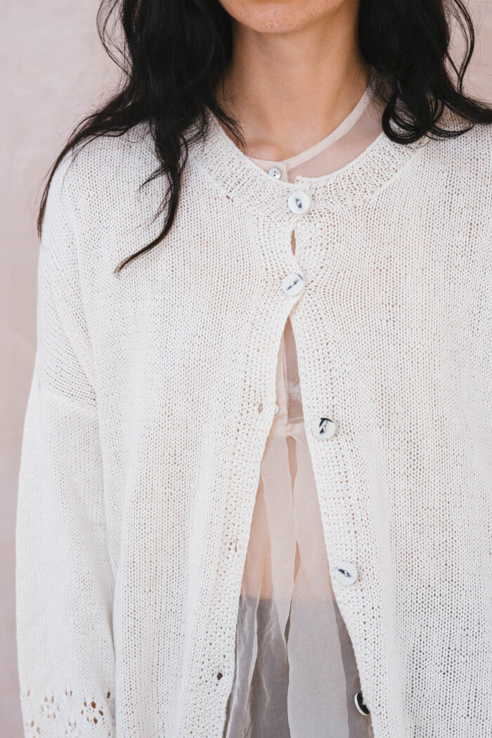 big lacey cardigan cotton cashmere - Image 12