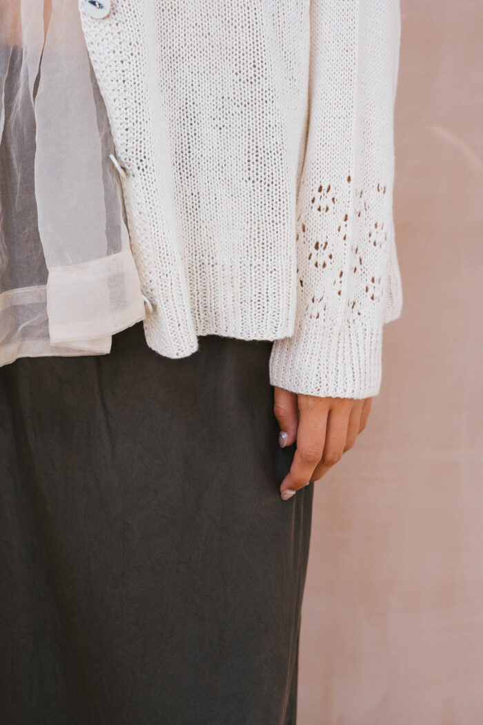 big lacey cardigan cotton cashmere - Image 14