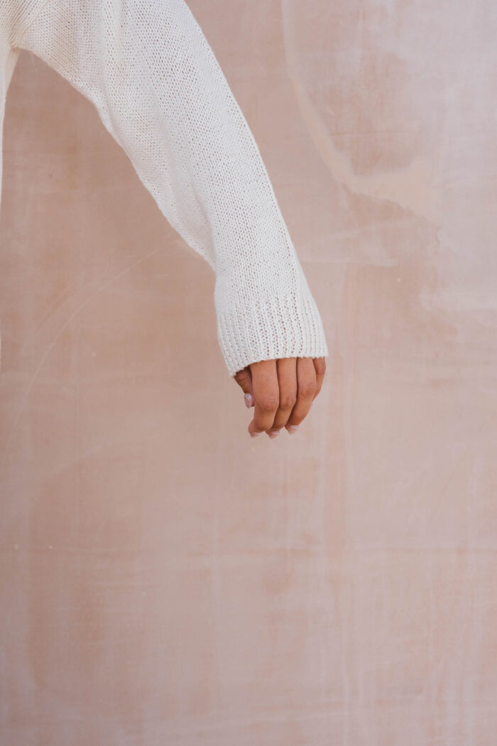 big lacey sweater cotton cashmere - Image 16