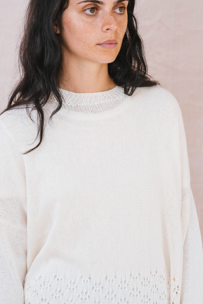 big lacey sweater cotton cashmere - Image 14