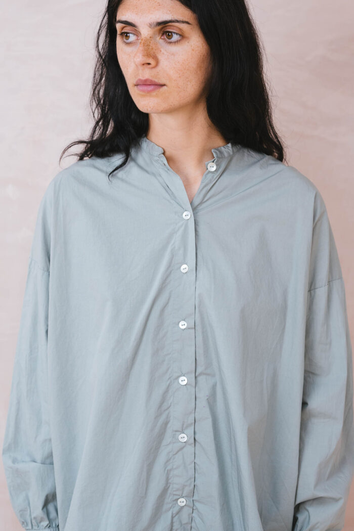 button thru shirt cotton poplin - Image 8