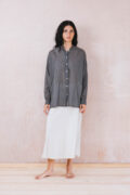 button thru shirt cotton voile