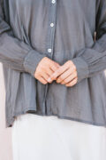 button thru shirt cotton voile - Image 9