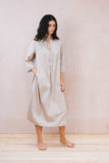 dewey dress silk cotton satin
