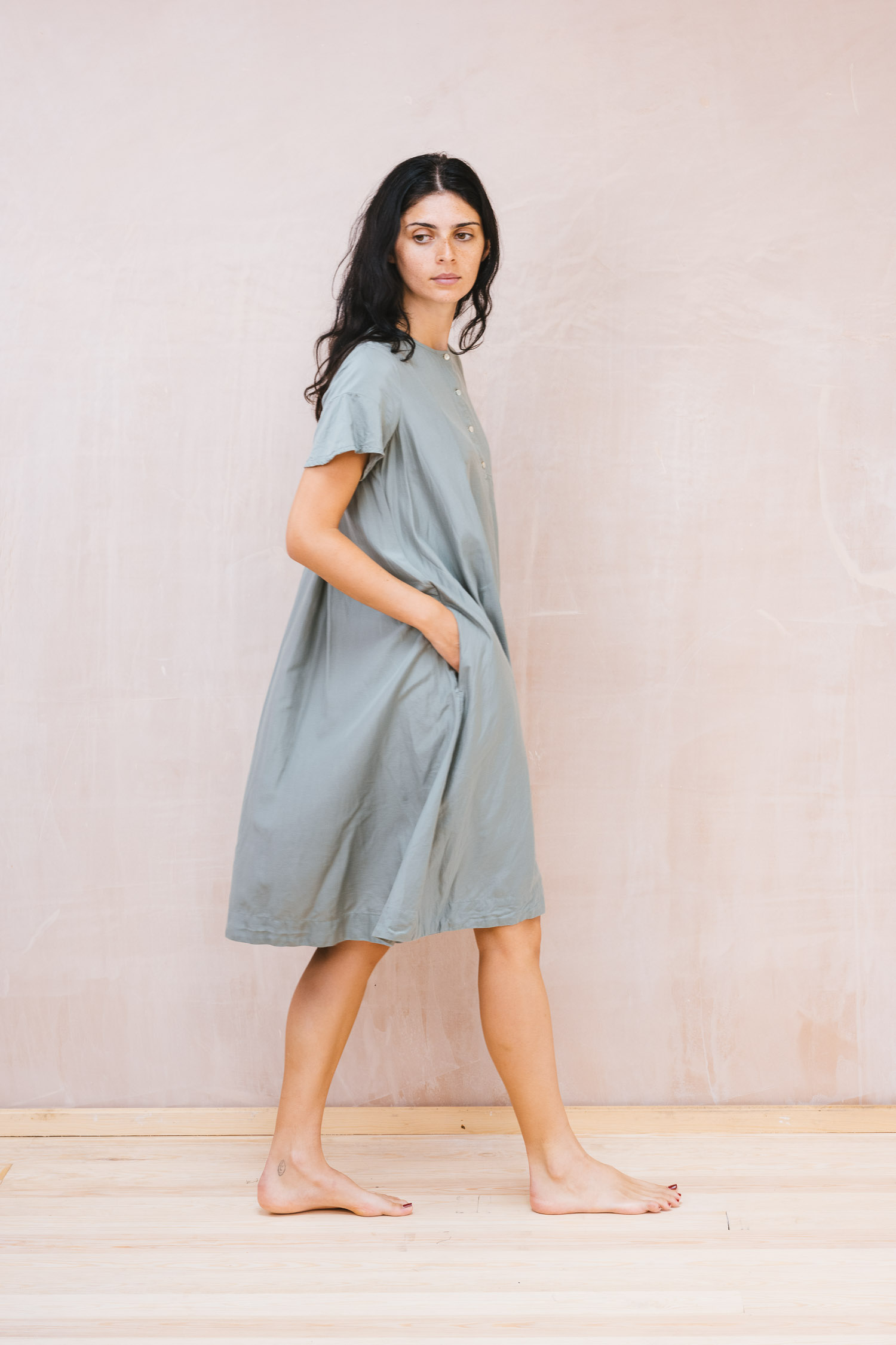 Dolls dress silk cotton side 2 dolls dress silk cotton satin - Image 1