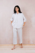 japan pants silk cotton satin - Image 2
