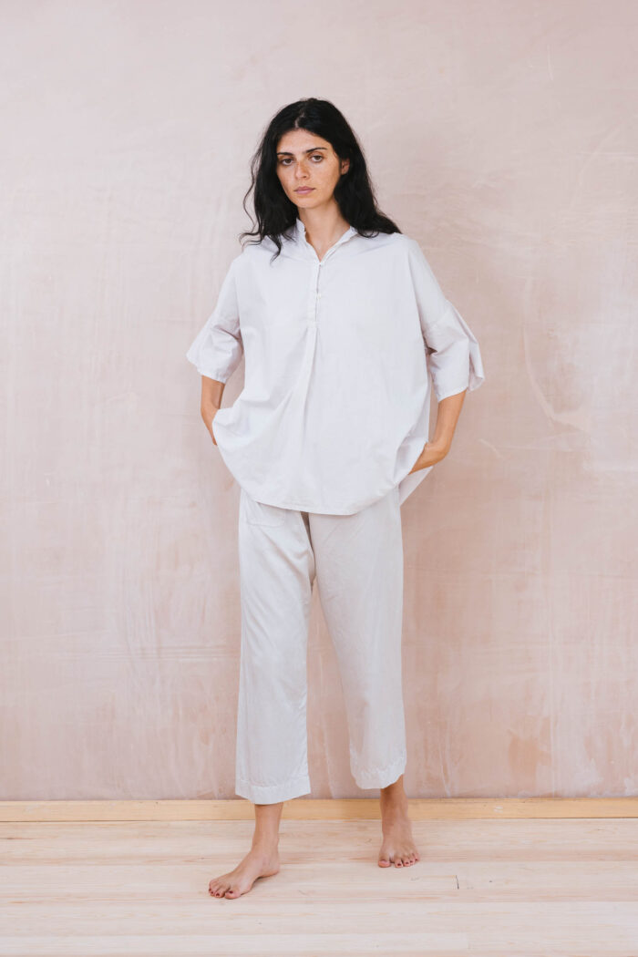 japan pants silk cotton satin - Image 2