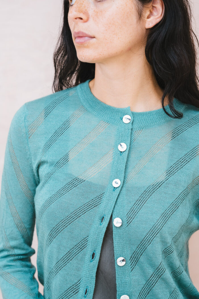 fine nickel cardigan - Image 11