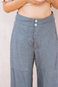 flare pants linen - Image 3