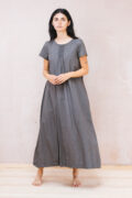 smock dress cotton poplin
