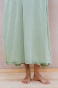 smock dress silk cotton satin - Image 9
