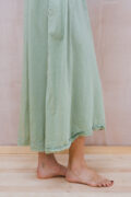 smock dress silk cotton satin - Image 7