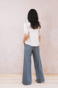 flare pants linen - Image 2