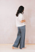 flare pants linen - Image 8