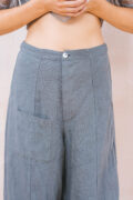 tailored line pants linen - Image 3