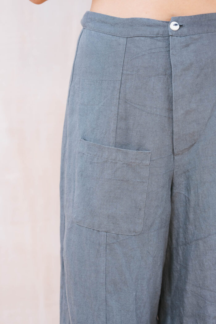 tailored line pants linen - Image 5