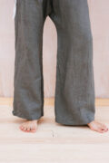 wide leg japan pants linen - Image 5