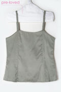 preloved - silk cotton satin camisole