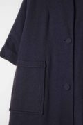preloved - collarless wool coat - Image 3