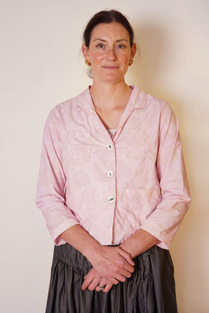 stanley jacket rose print cotton poplin - Image 4